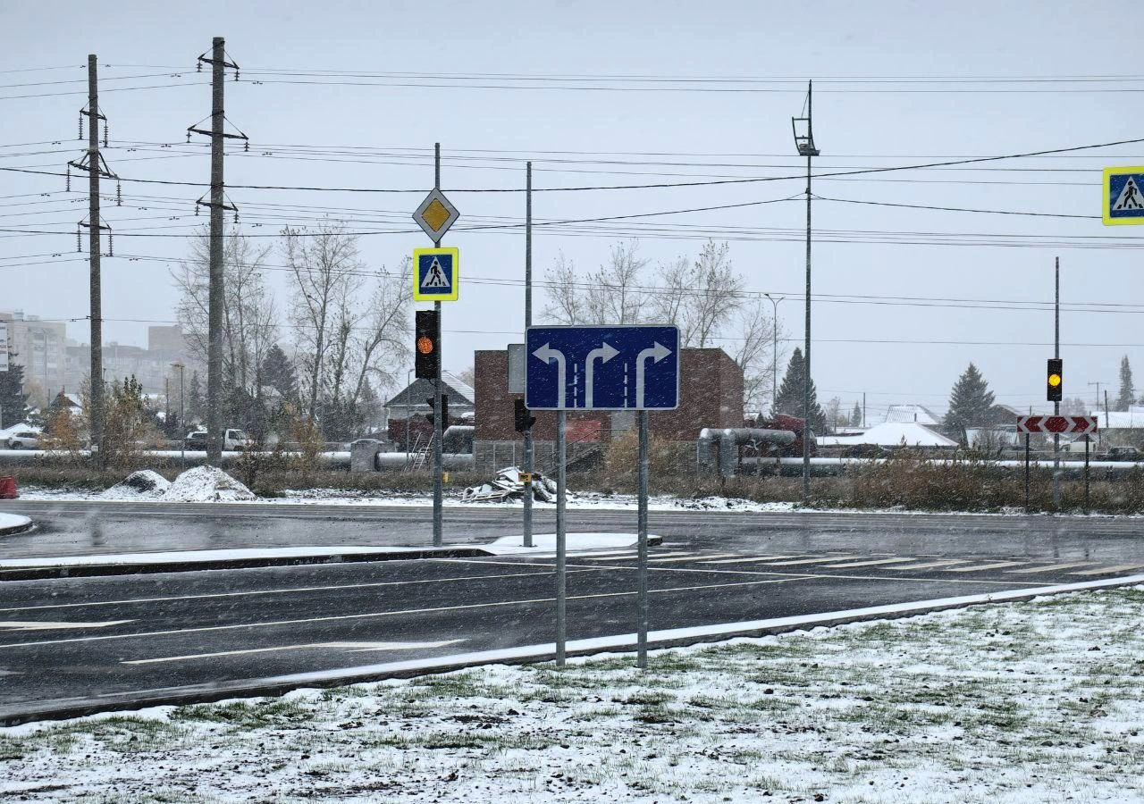 Открытие новой дороги по ул. Салманова из шести полос в Тюменской слободе